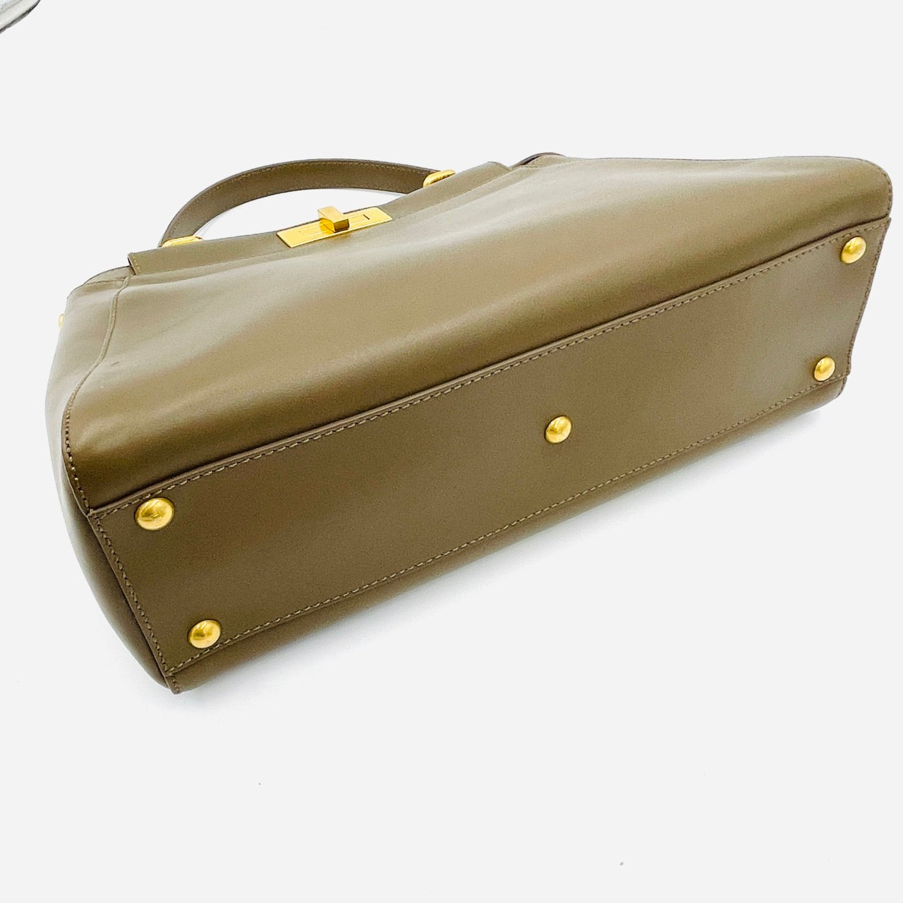 FENDI Peekaboo 2way Handbag Beige