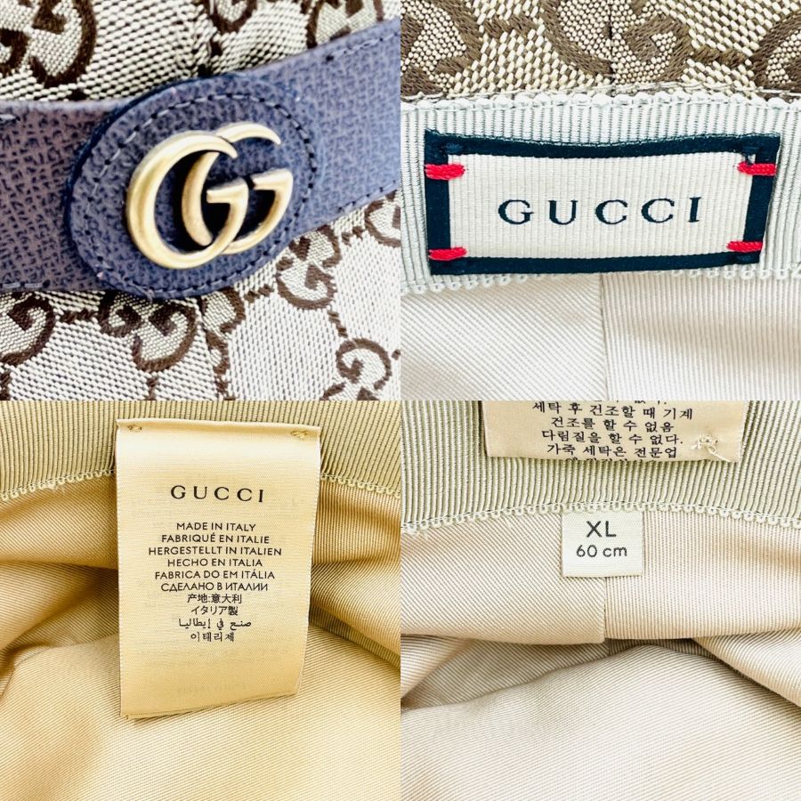GUCCI Bucket Hat Canvas Hat