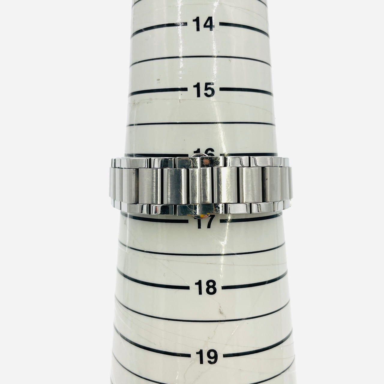 GUCCI WATCH Silver Quartz QZ Black Unisex