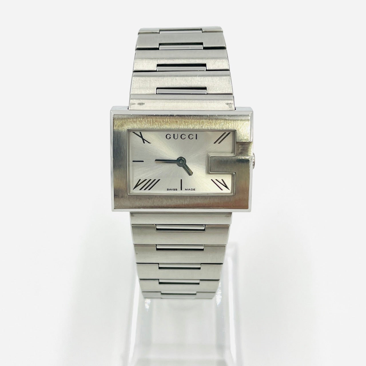 GUCCI WATCH Silver Quartz QZ Unisex