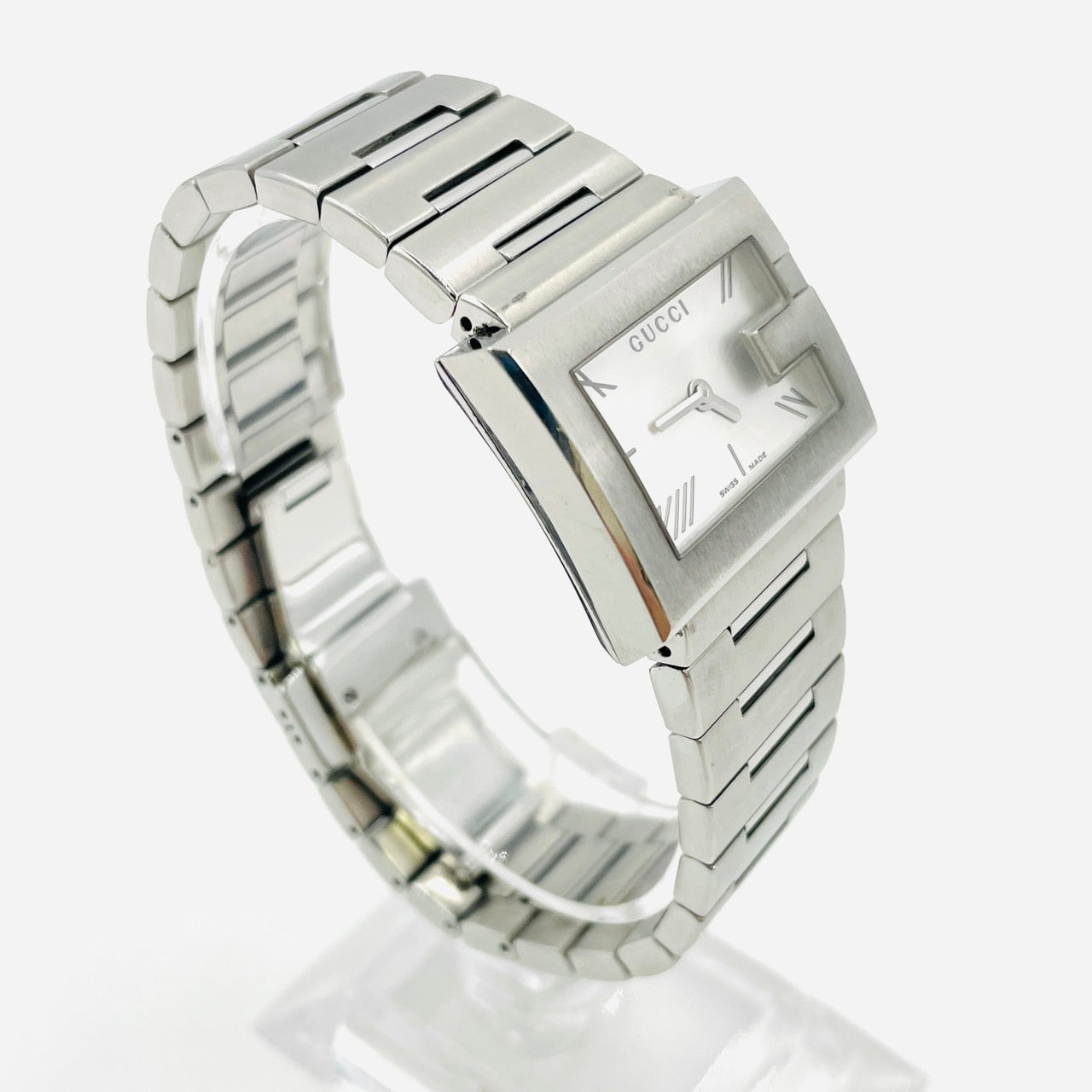 GUCCI WATCH Silver Quartz QZ Unisex