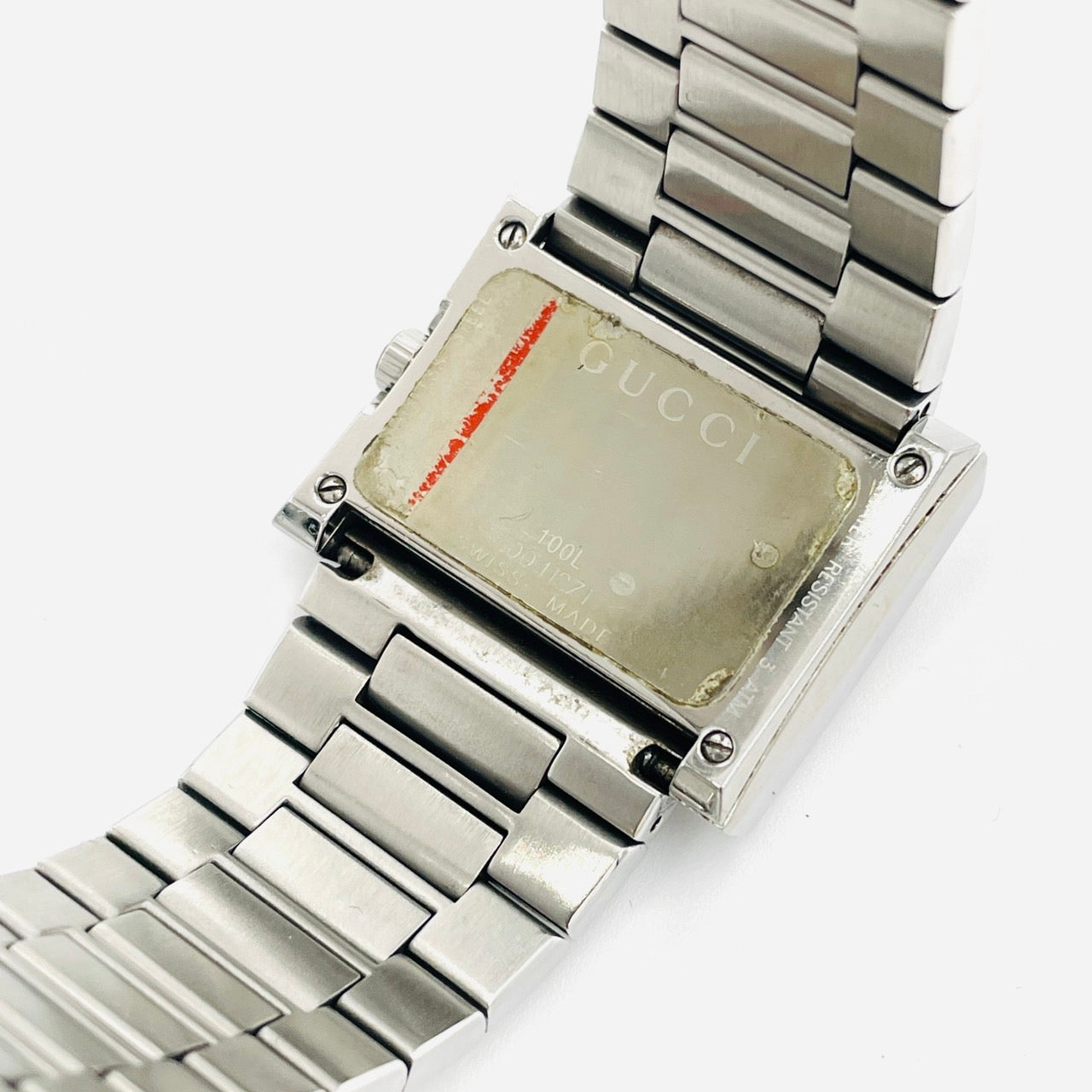 GUCCI WATCH Silver Quartz QZ Unisex