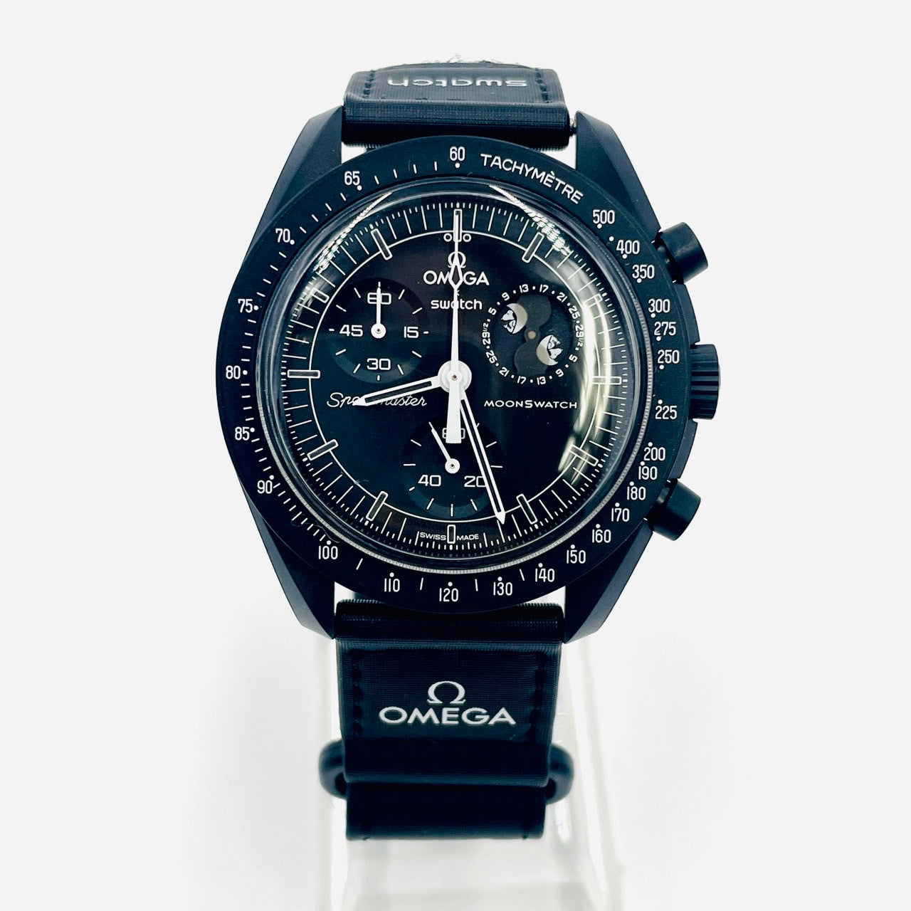 OMEGA×Swatch Speedmaster MOONPHASE SO33B700CE Black