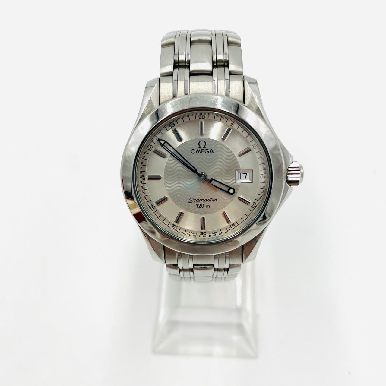 OMEGA Sea Master Men Silver Watch 120M QZ