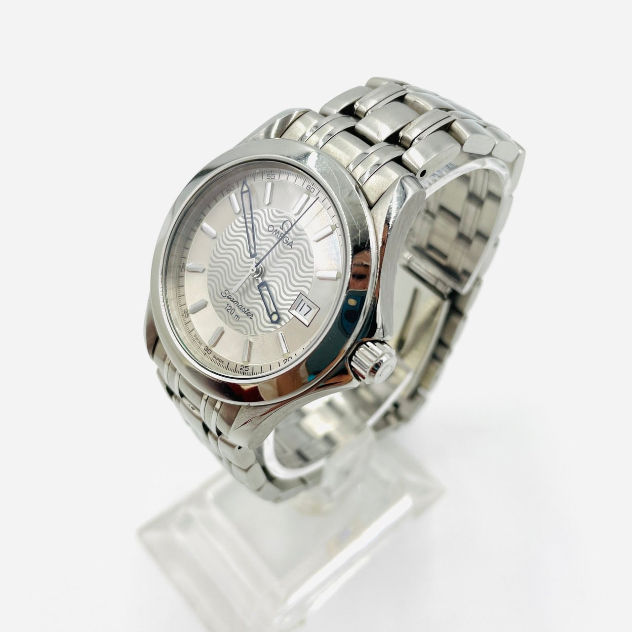 OMEGA Sea Master Men Silver Watch 120M QZ