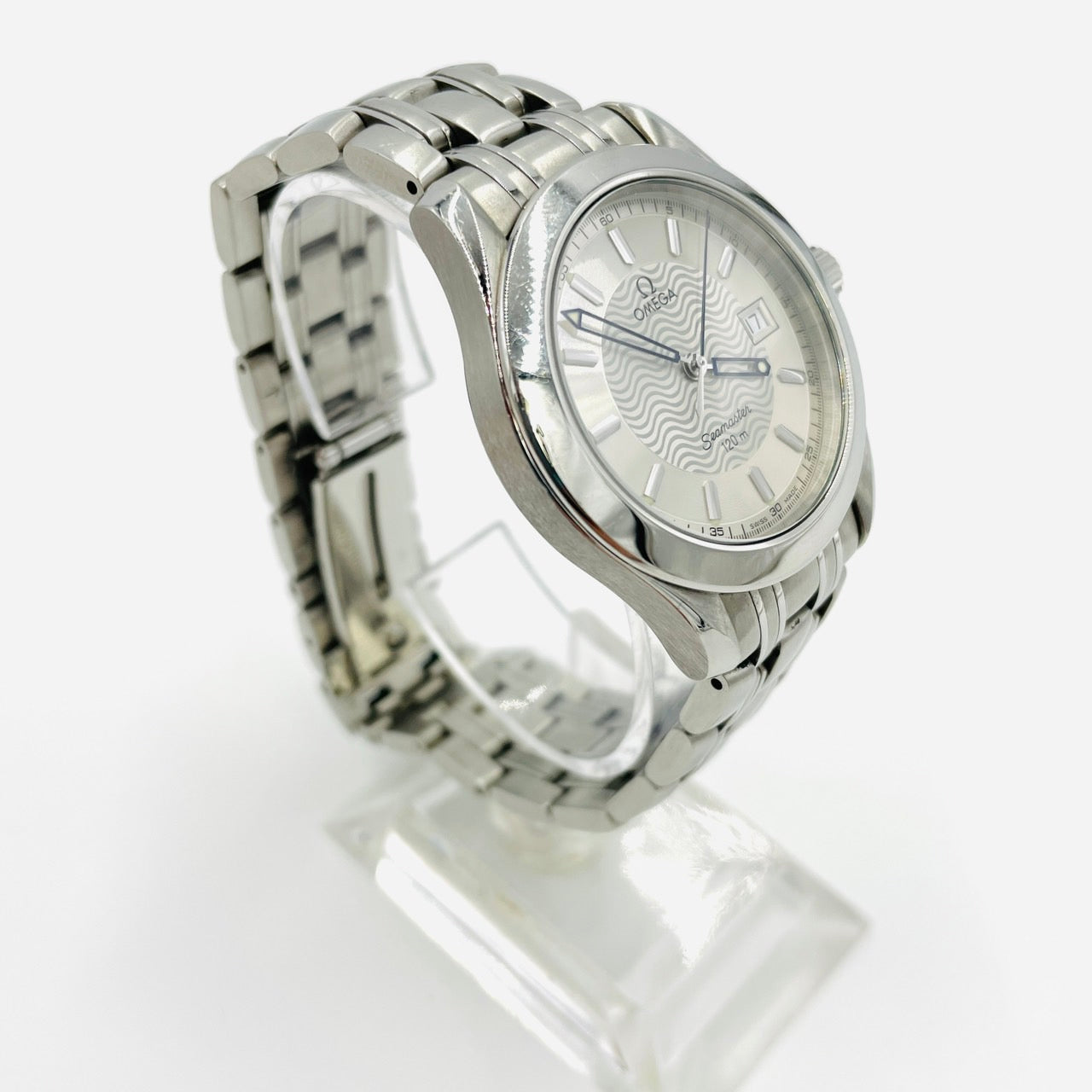 OMEGA Sea Master Men Silver Watch 120M QZ