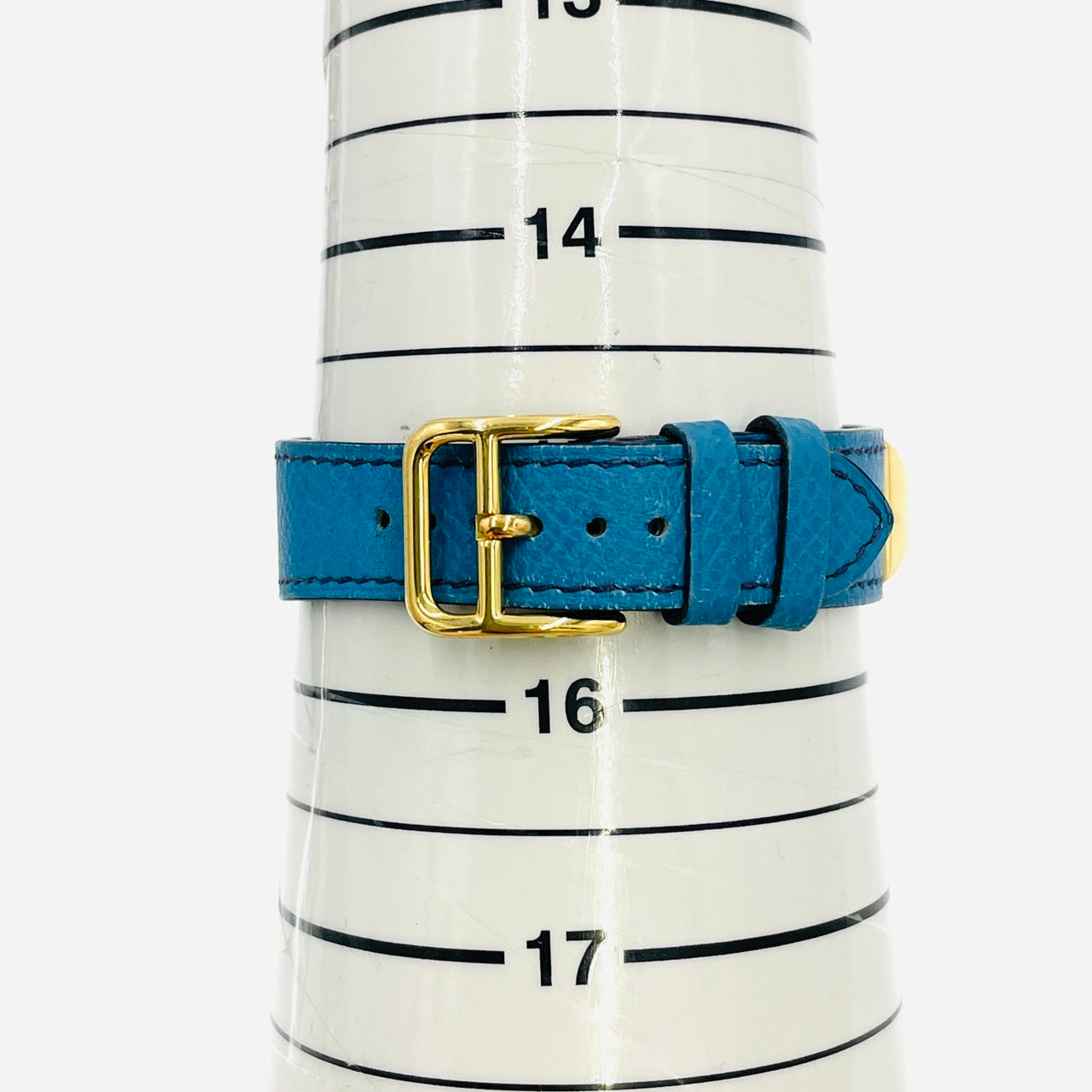 HERMES Medor Women Watch Leather Blue QZ