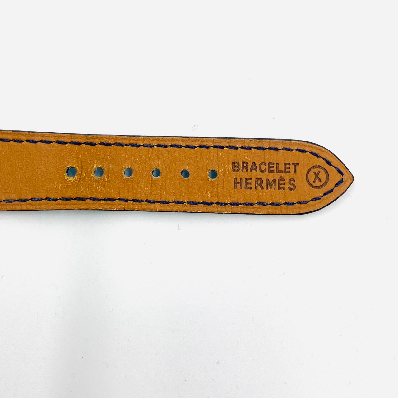 HERMES Medor Women Watch Leather Blue QZ