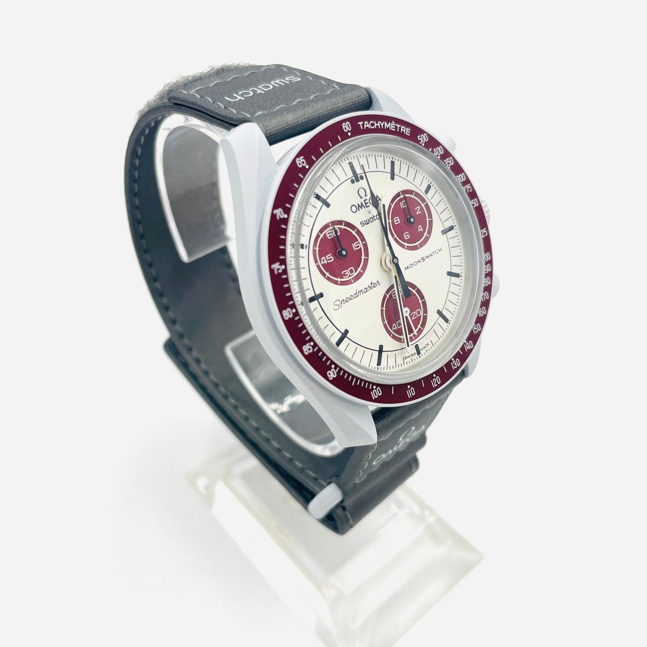 OMEGA×Swatch Speedmaster Bioceramic Moonswatch MISSION TO PLUTO Blue×Red