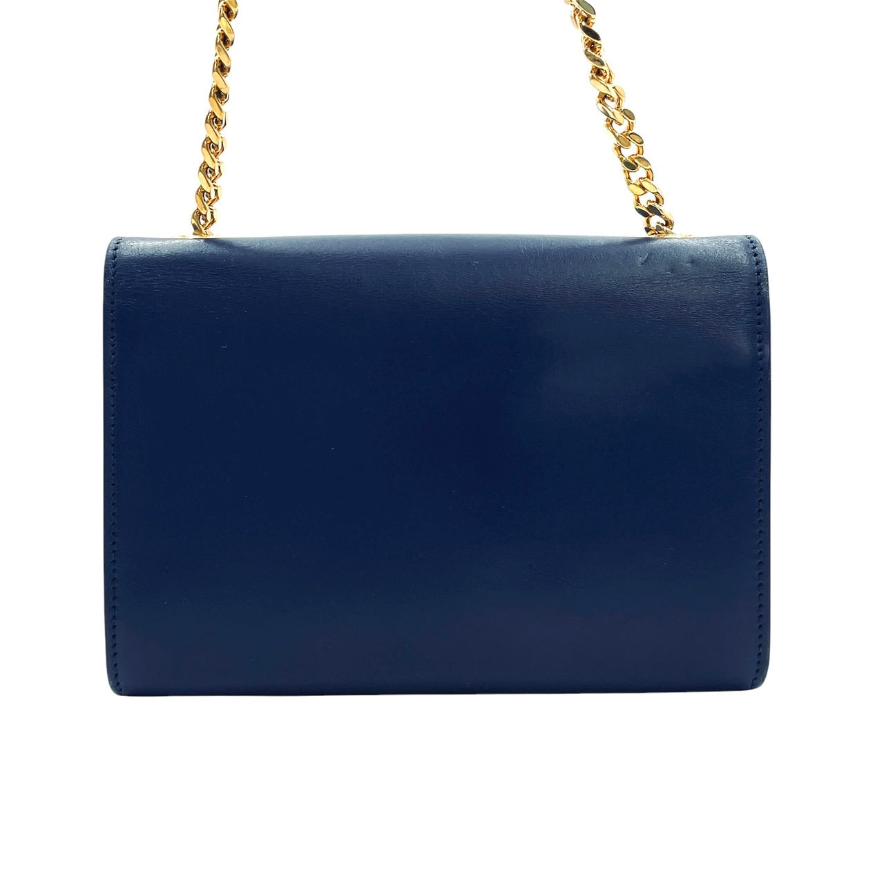 SAINT LAURENT Kate Chain Shoulder Bag Blue