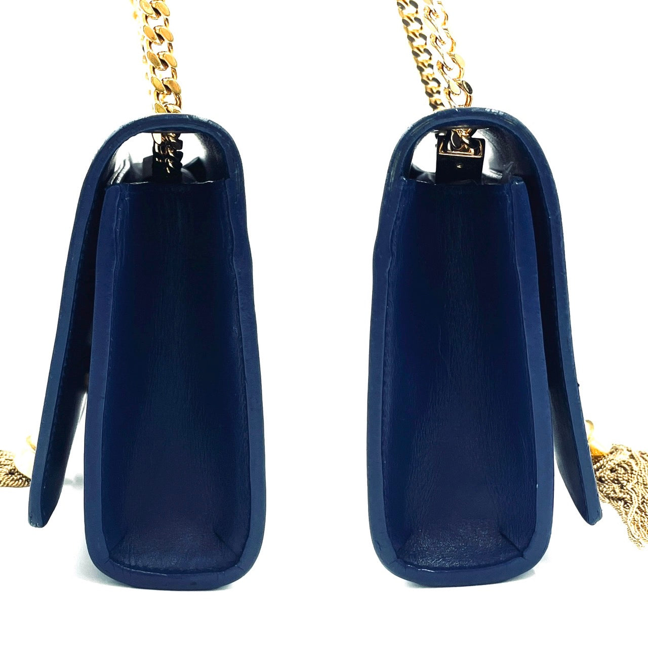 SAINT LAURENT Kate Chain Shoulder Bag Blue