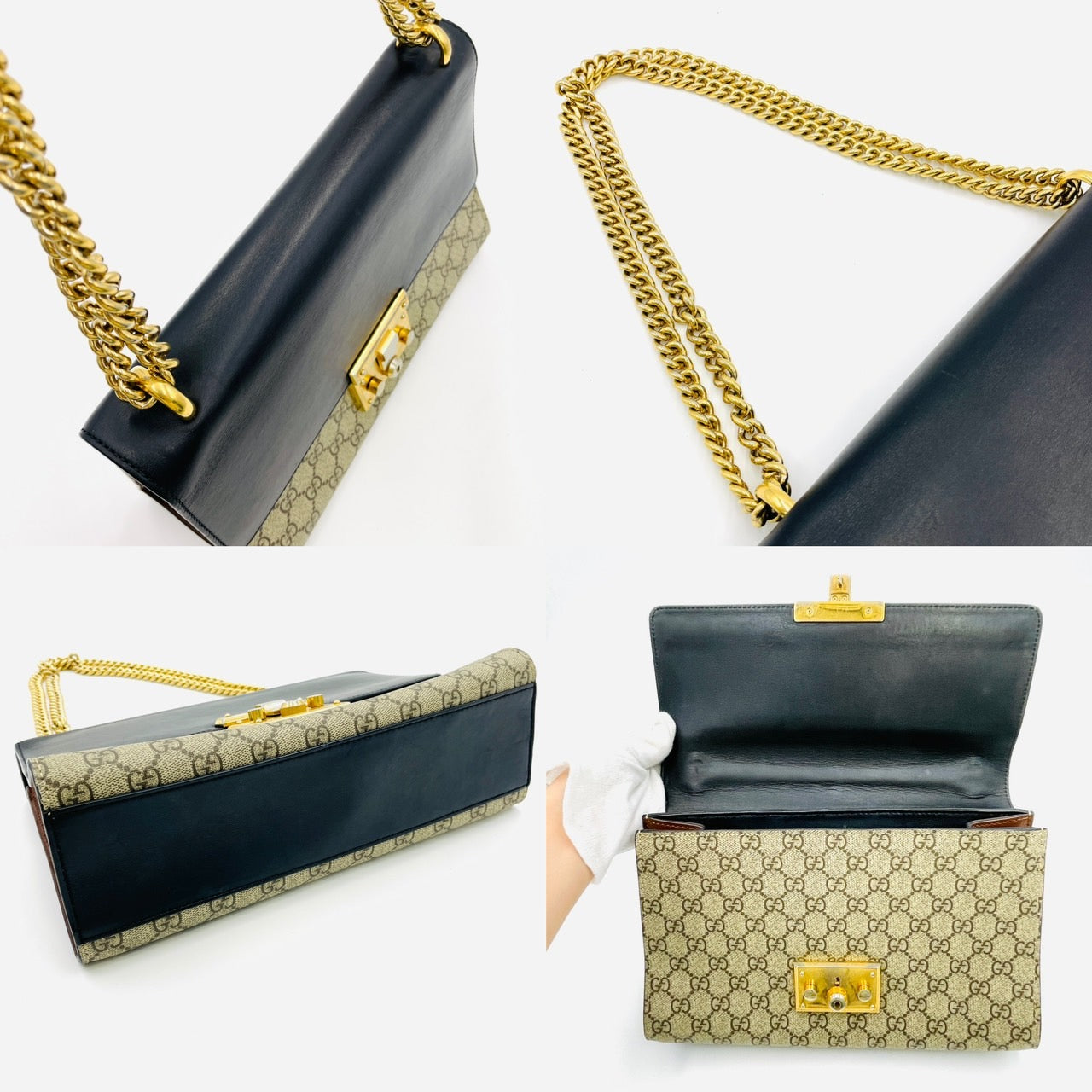 GUCCI GG Supreme Chain Shoulder