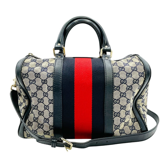 GUCCI Sherry Line GG canvas 2way shoulder bag