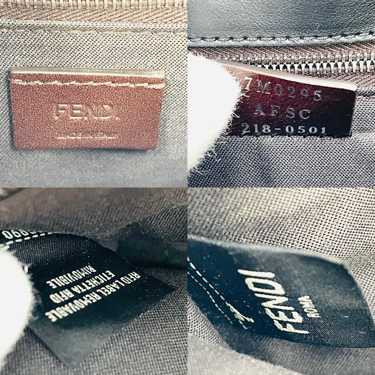 FENDI Bucket Zucca Shoulder