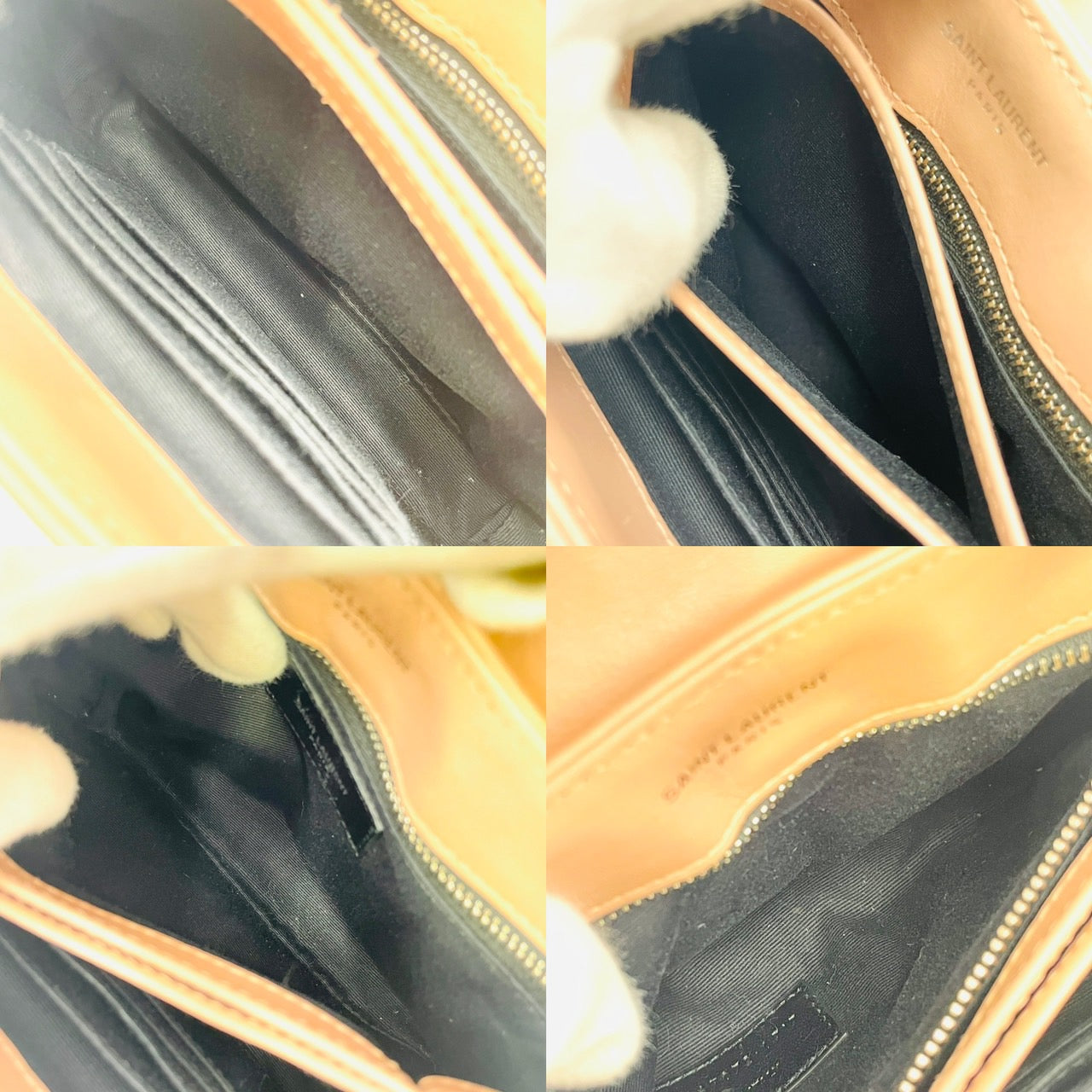 YVES SAINT LAURENT LOULOU Leather Shoulder Pink