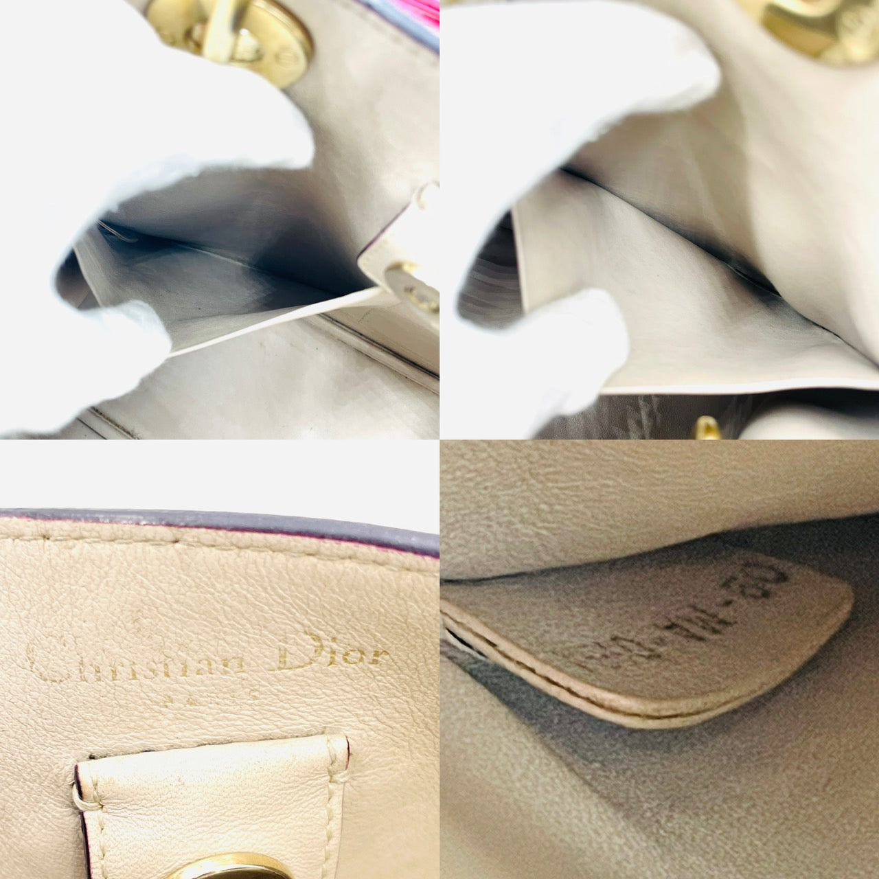 DIOR Diorissimo Leather Pink Handbag