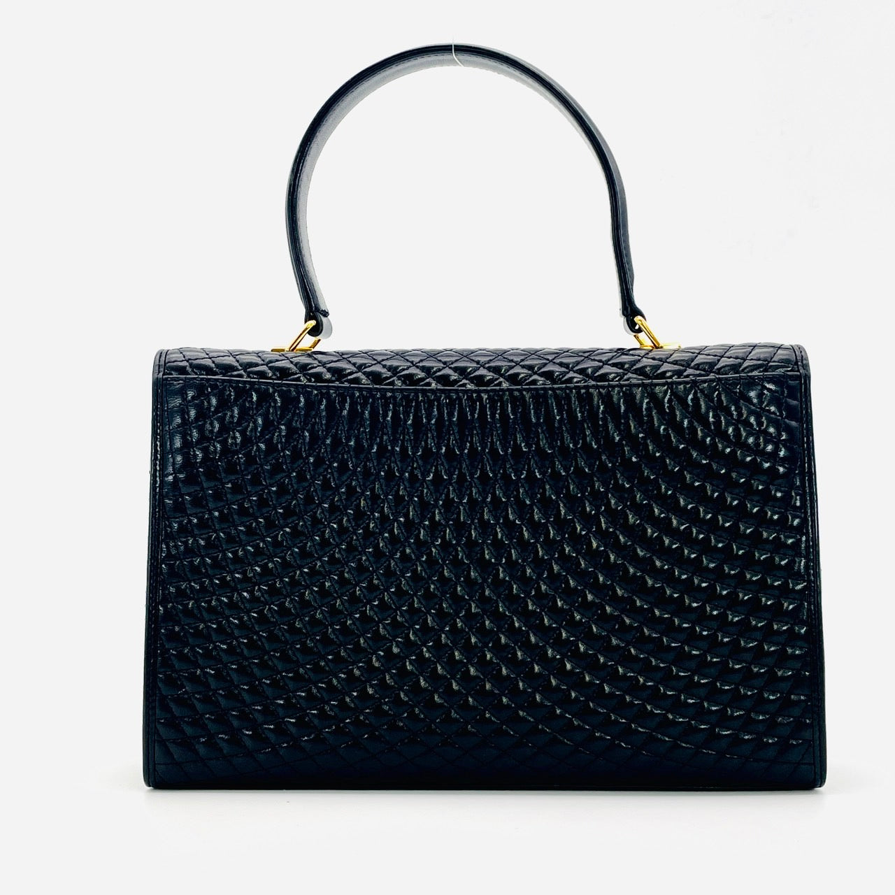 BALLY Handbag Leather Black