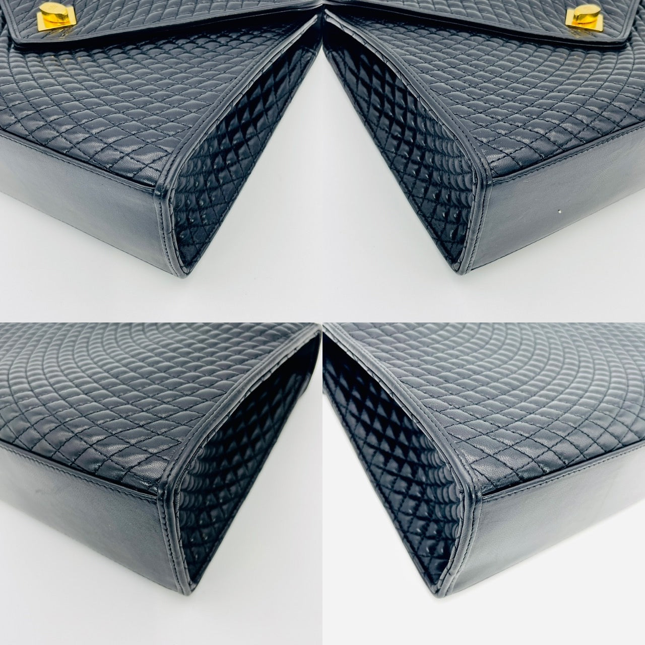 BALLY Handbag Leather Black