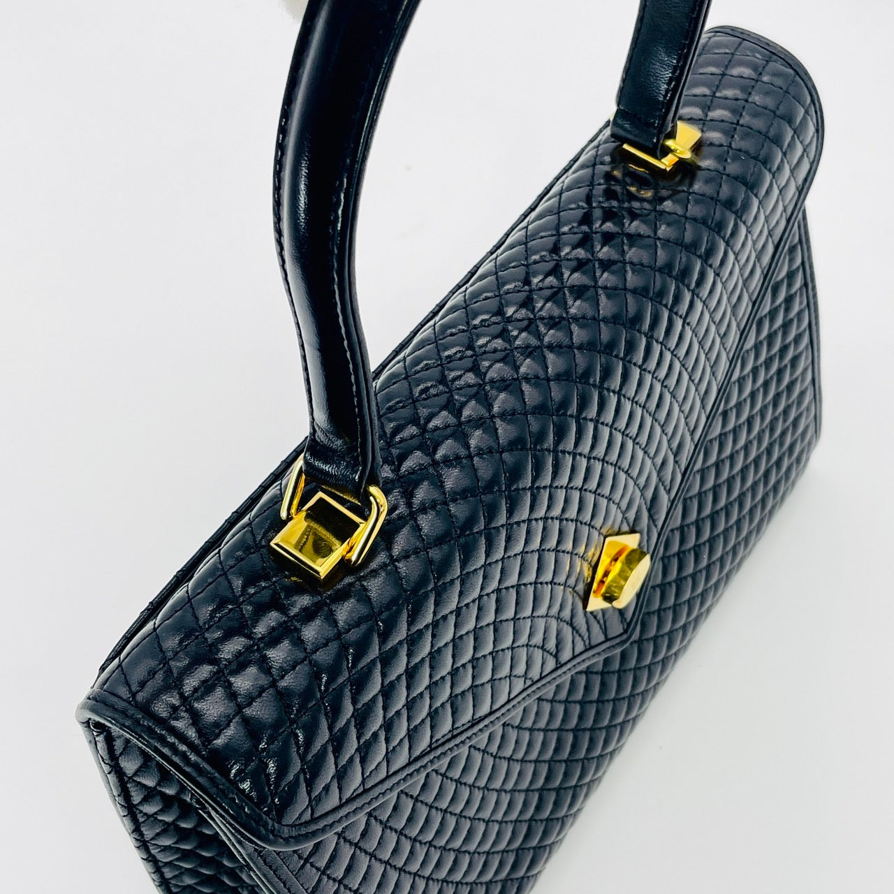 BALLY Handbag Leather Black