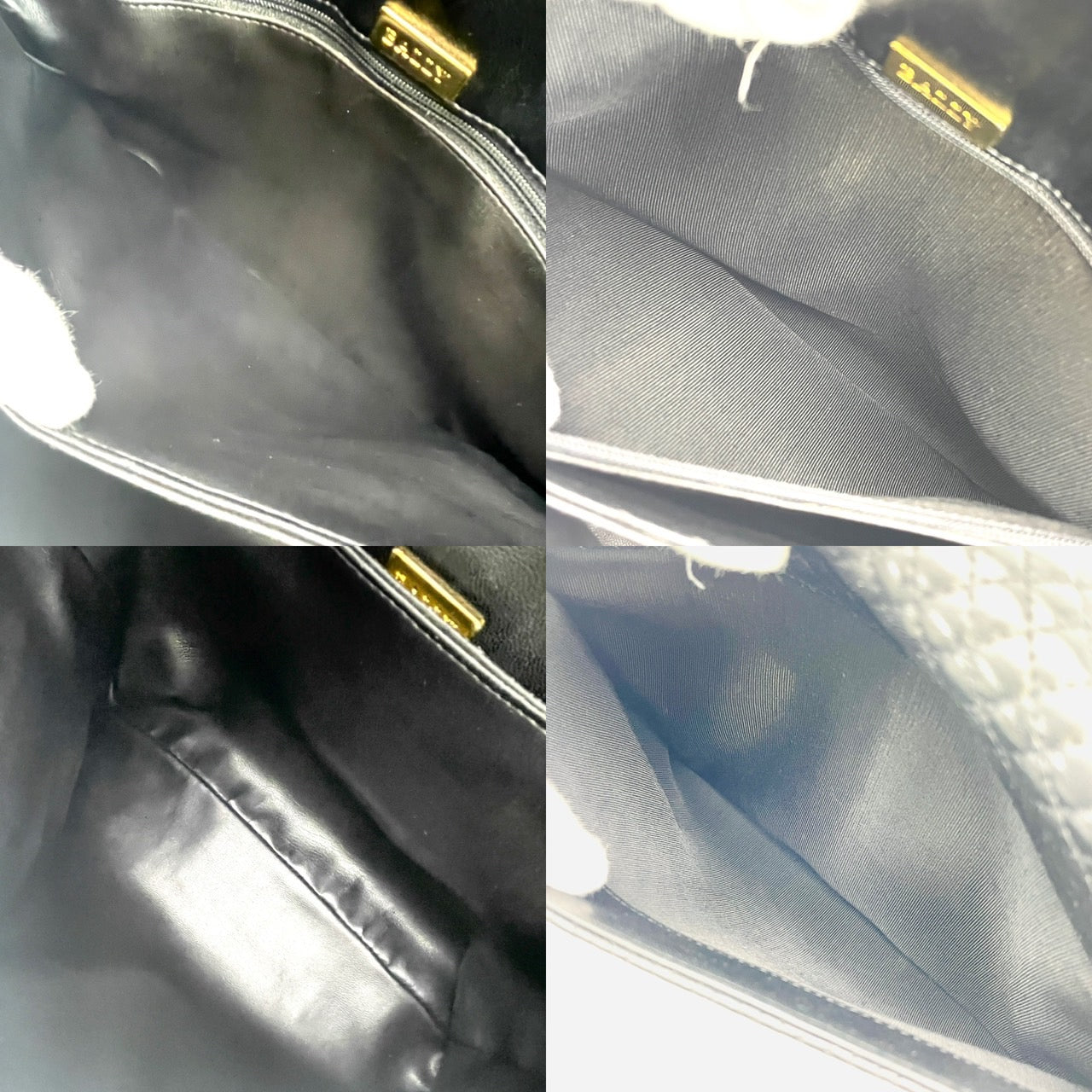 BALLY Handbag Leather Black