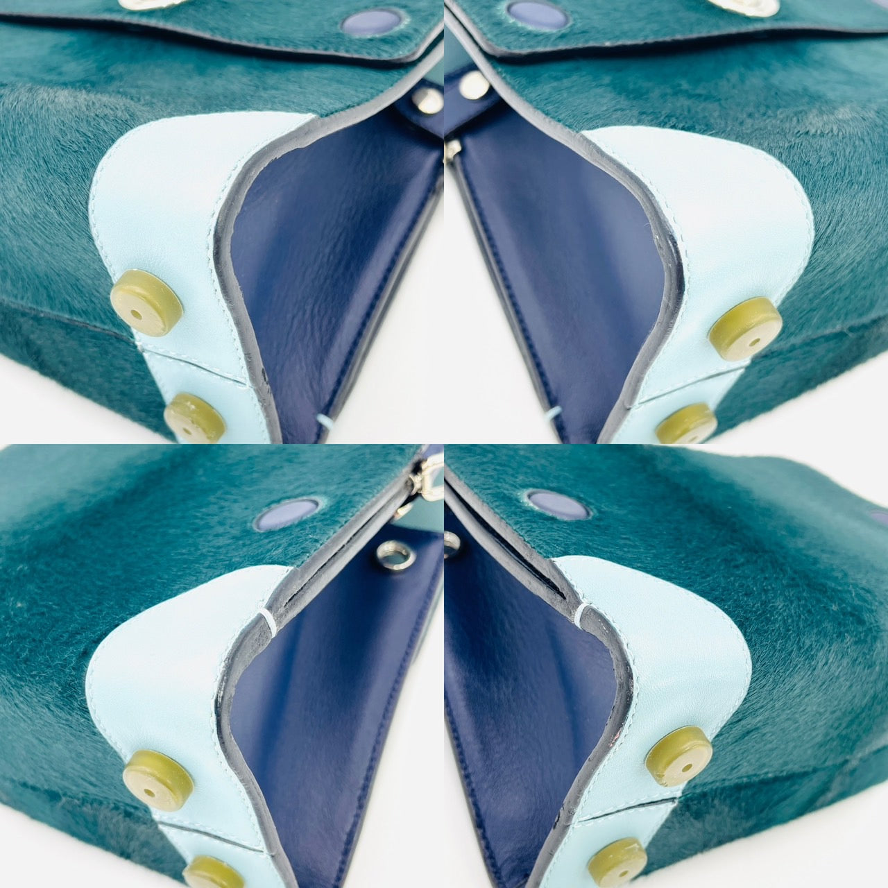 DIOR Ever Handbag Halaco Green and Blue