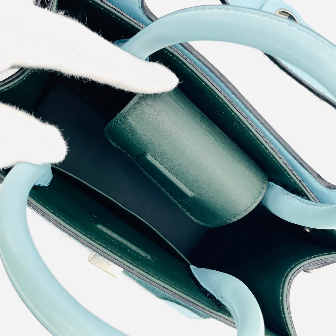 DIOR Ever Handbag Halaco Green and Blue