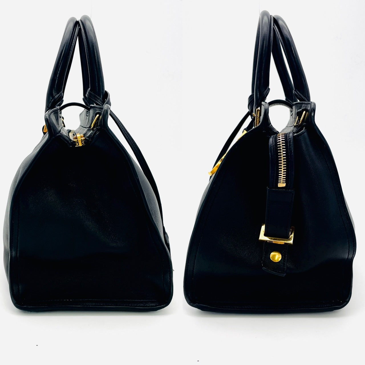 YVES SAINT LAURENT Black Baby Cabas 2 Way Bag