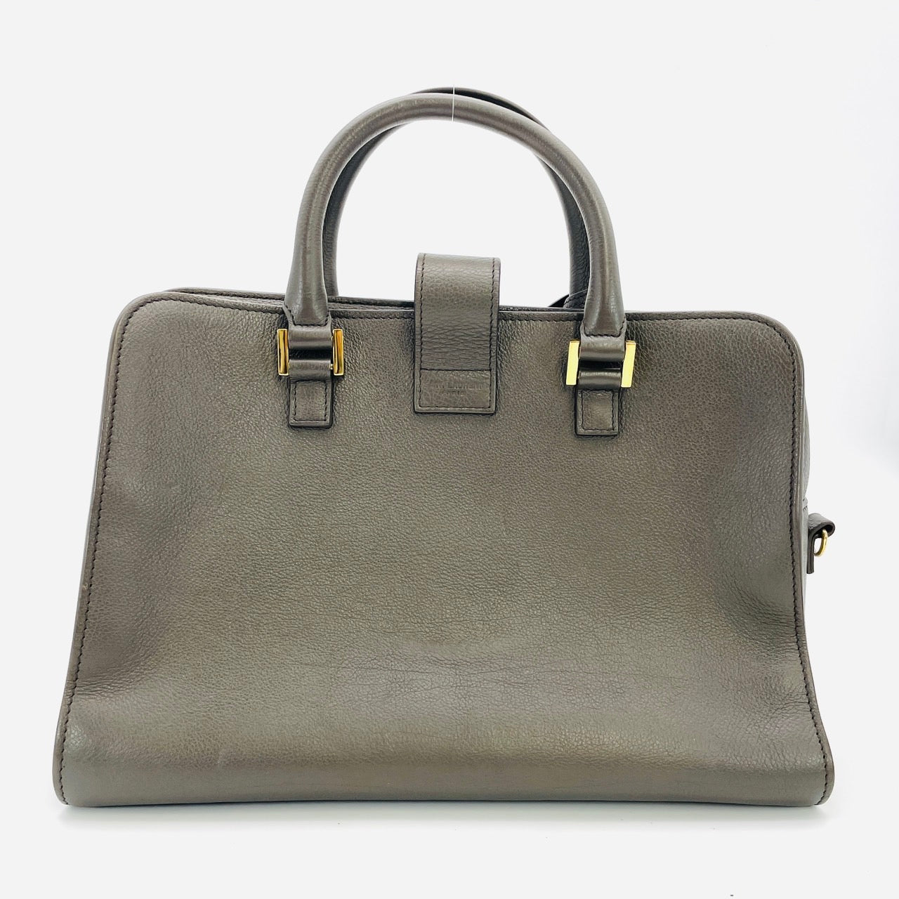 YVES SAINT LAURENT Gray Baby Cabas 2 Way Bag