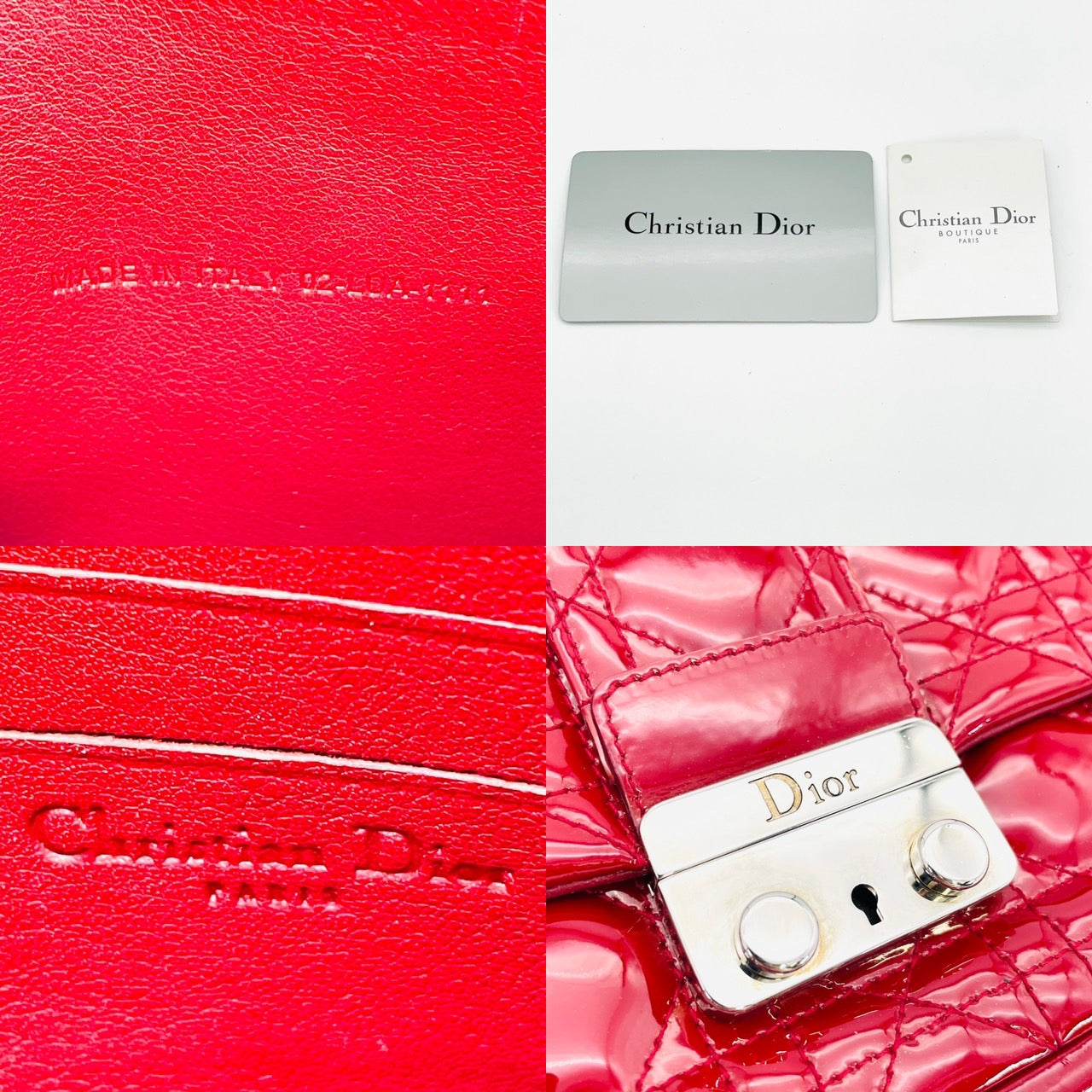 Dior WOC Patent Red