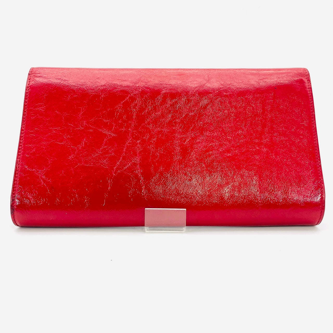 YSL Patent Leather Clutch Bag Red