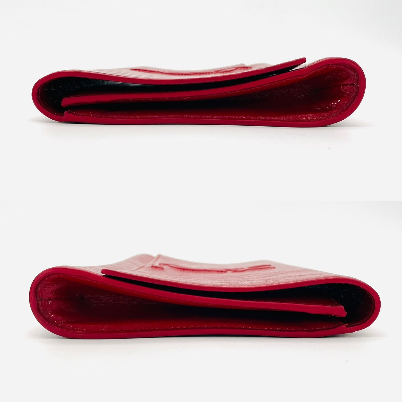 YSL Patent Leather Clutch Bag Red