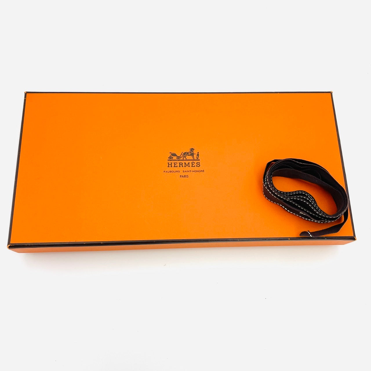 HERMES Dogon Togo Wallet Orange