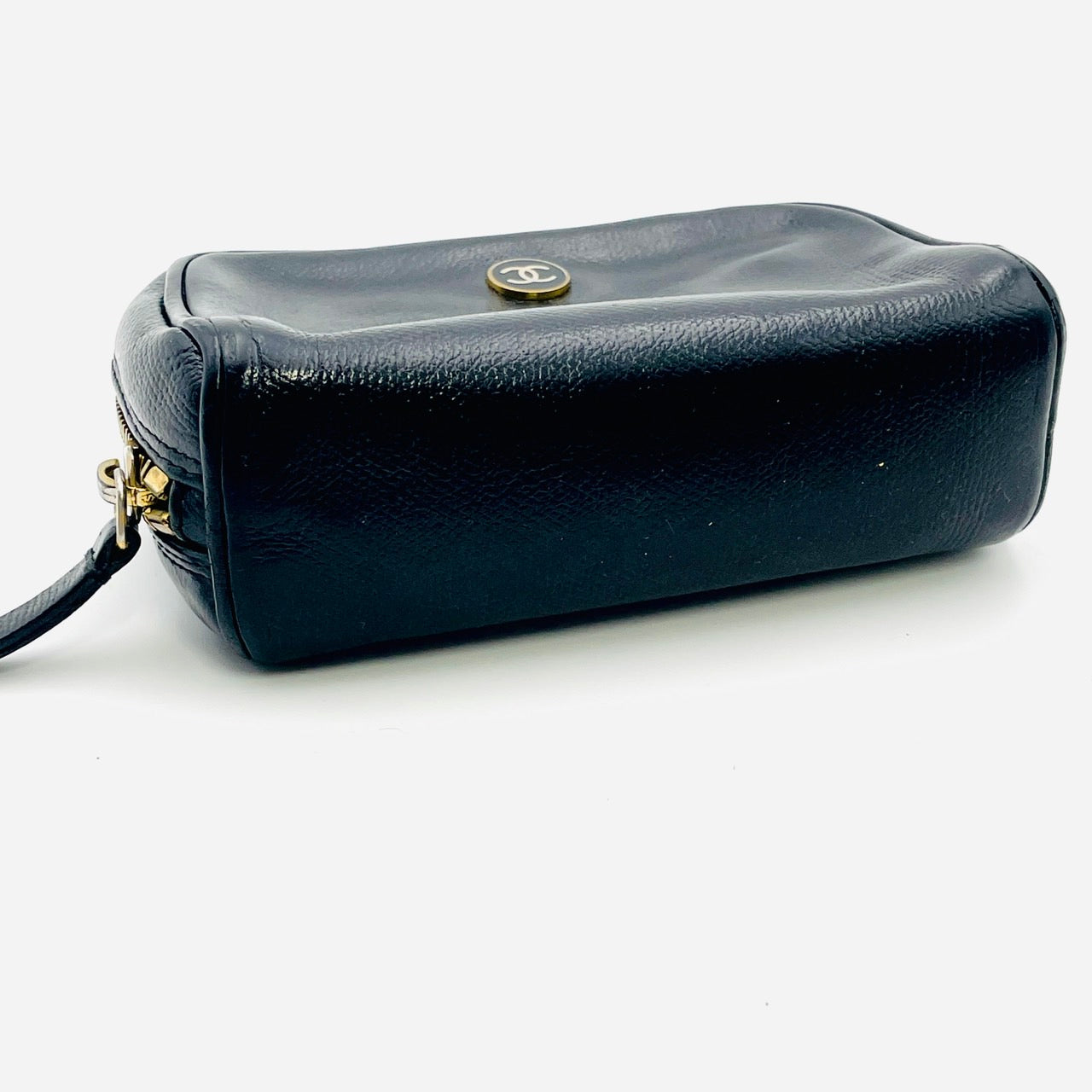 CHANEL CC mark Mini Pouch Patent Leather