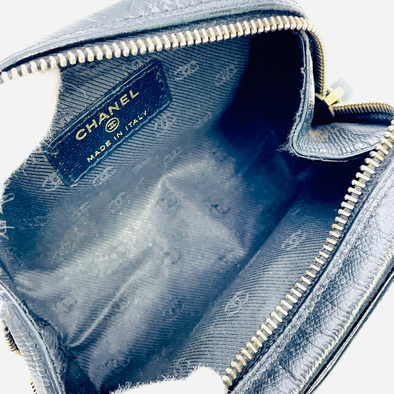 CHANEL CC mark Mini Pouch Patent Leather