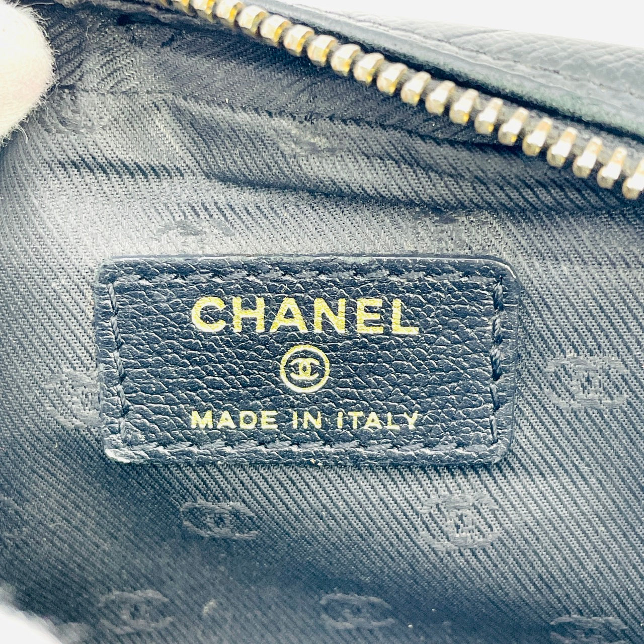 CHANEL CC mark Mini Pouch Patent Leather