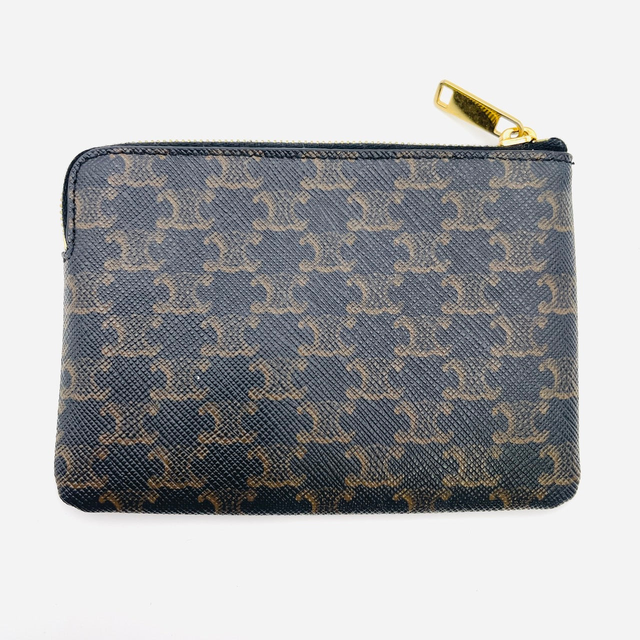 CELINE Triomphe Coincase Brown