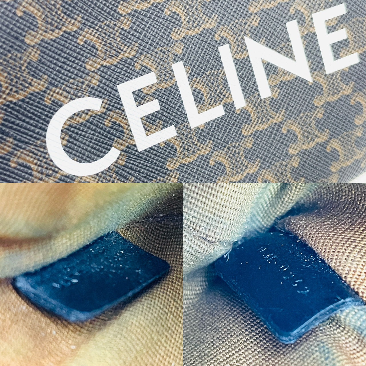 CELINE Triomphe Coincase Brown