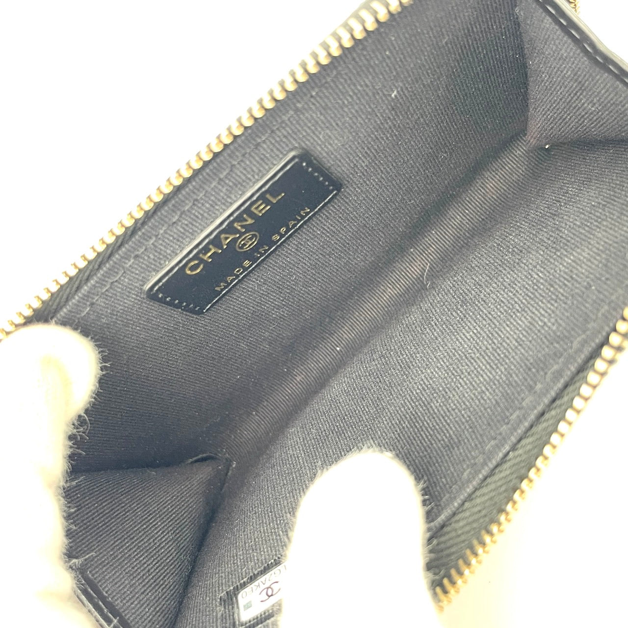 CHANEL Matelasse Caviar Skin Flagment Coincase