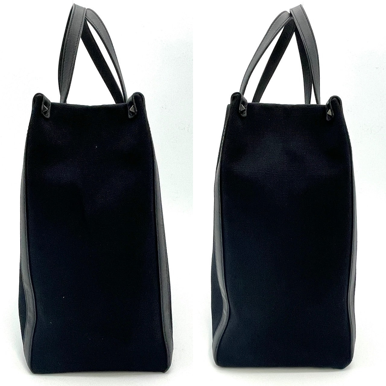 VALENTINO Garavani Canvas Black Tote