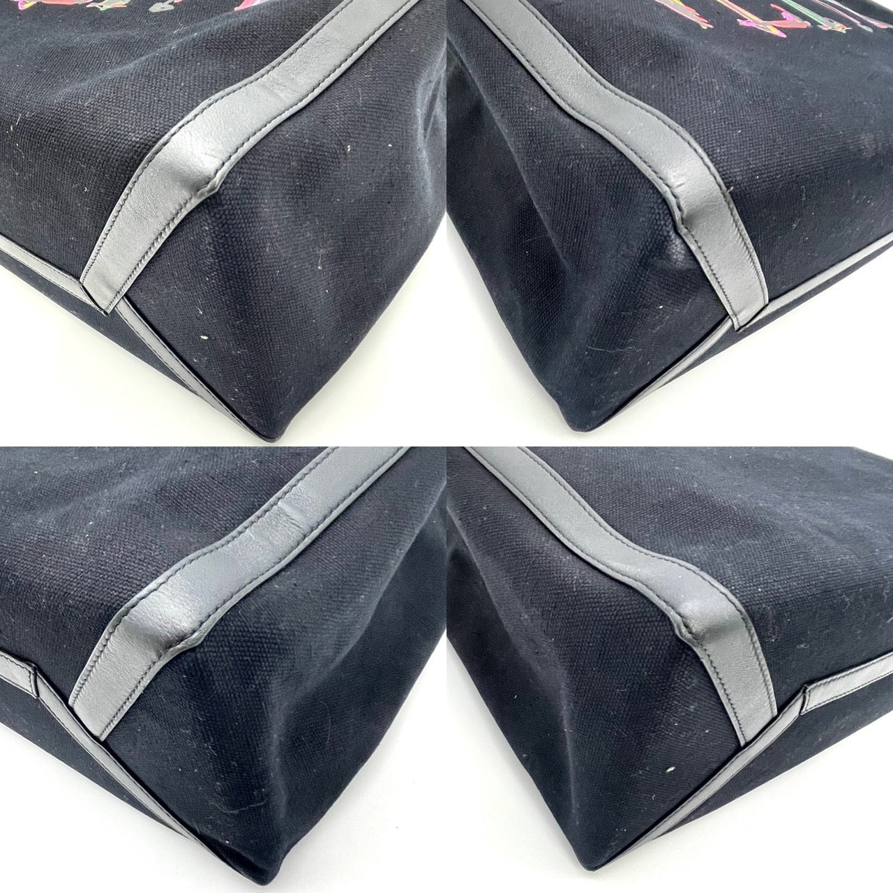 VALENTINO Garavani Canvas Black Tote
