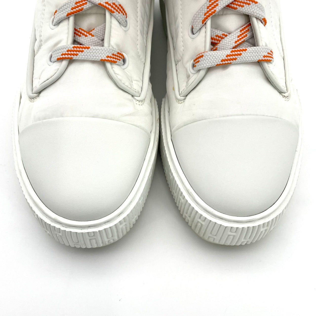 HERMES Fresh Boots White Size 37