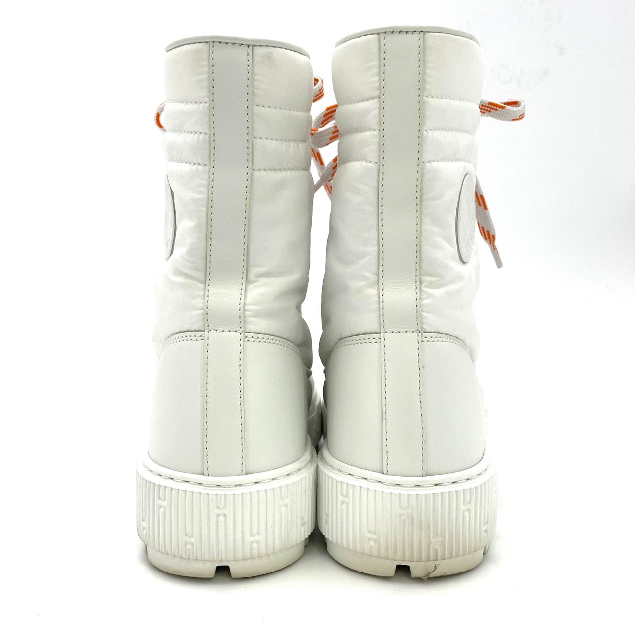 HERMES Fresh Boots White Size 37