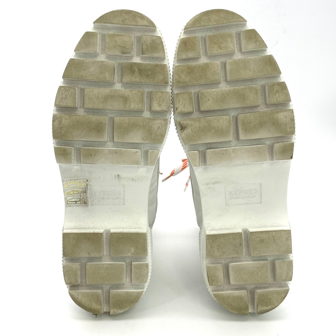 HERMES Fresh Boots White Size 37