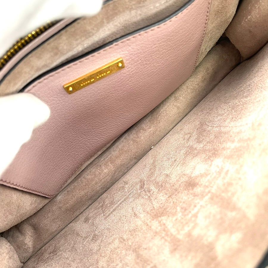 MIU MIU Madras 2-way Handbag Pink