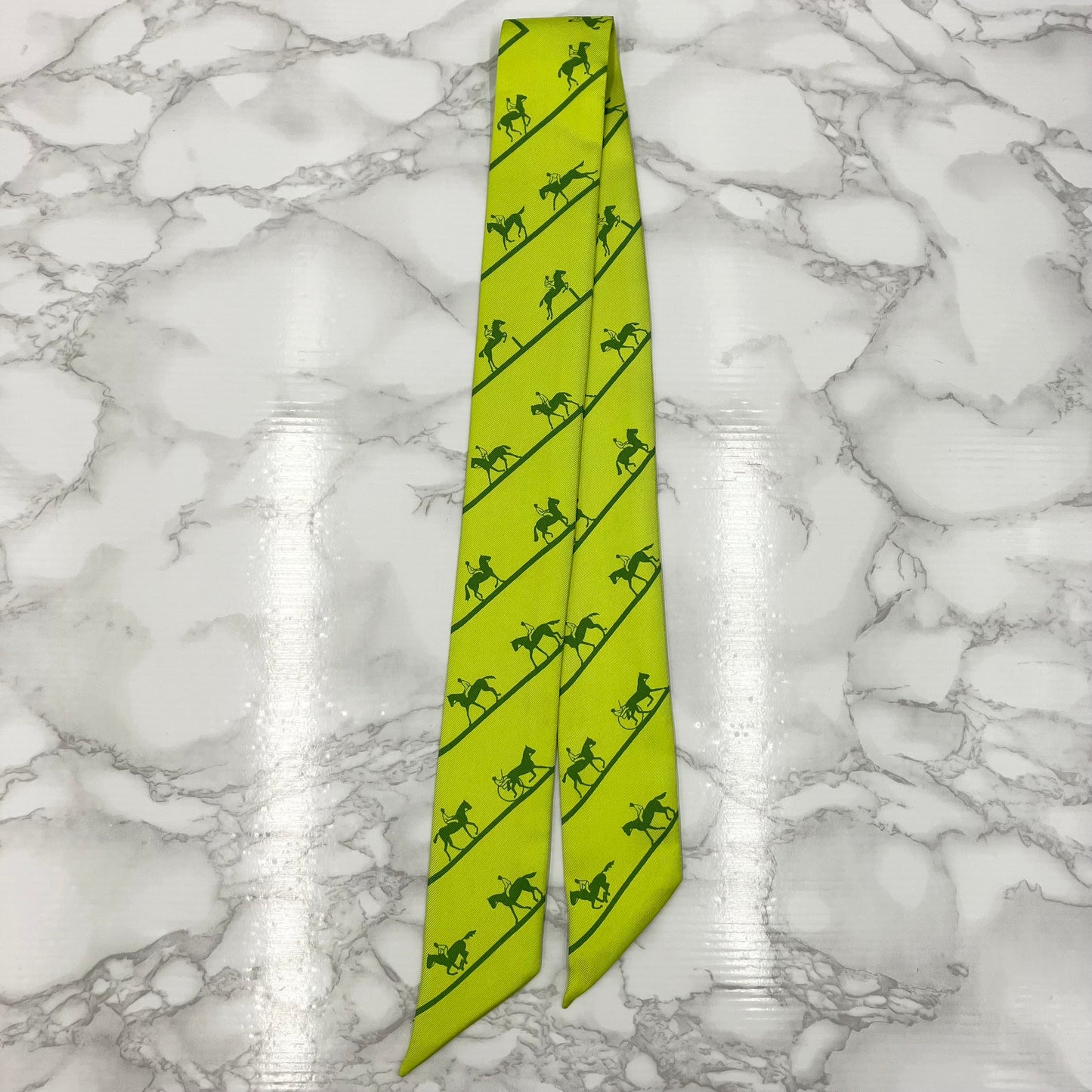 HERMES twilly riding pattern