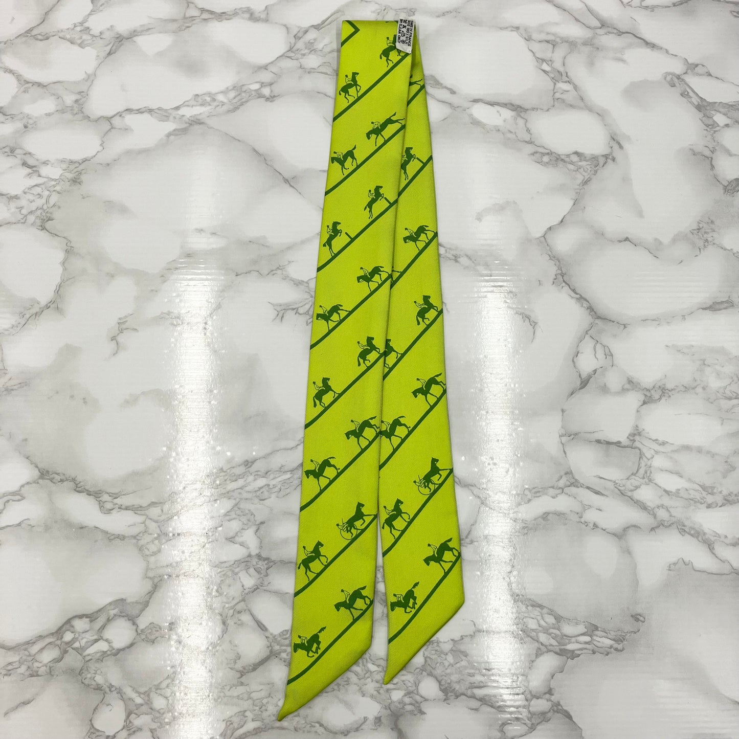 HERMES twilly riding pattern