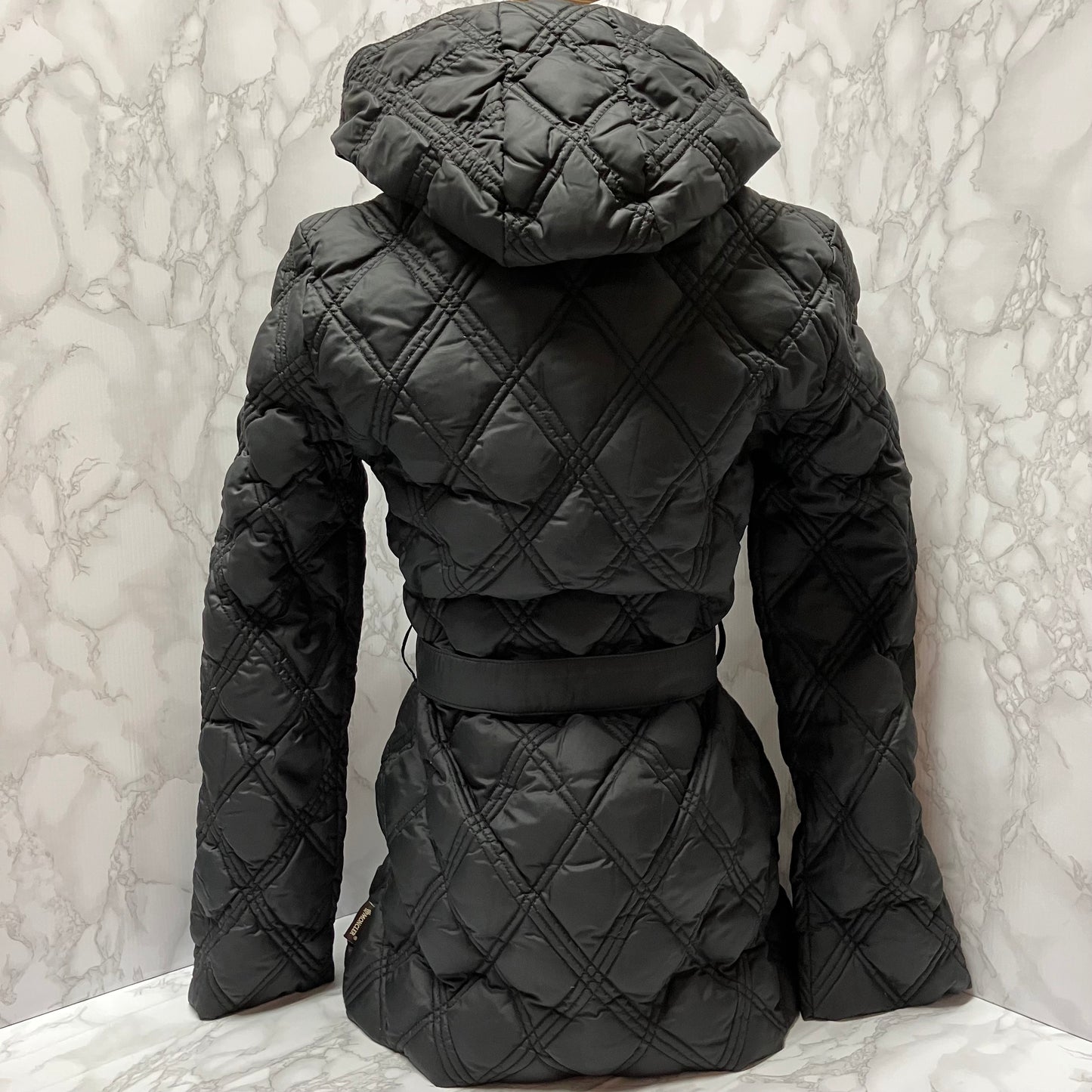 MONCLER down coat gold hardware