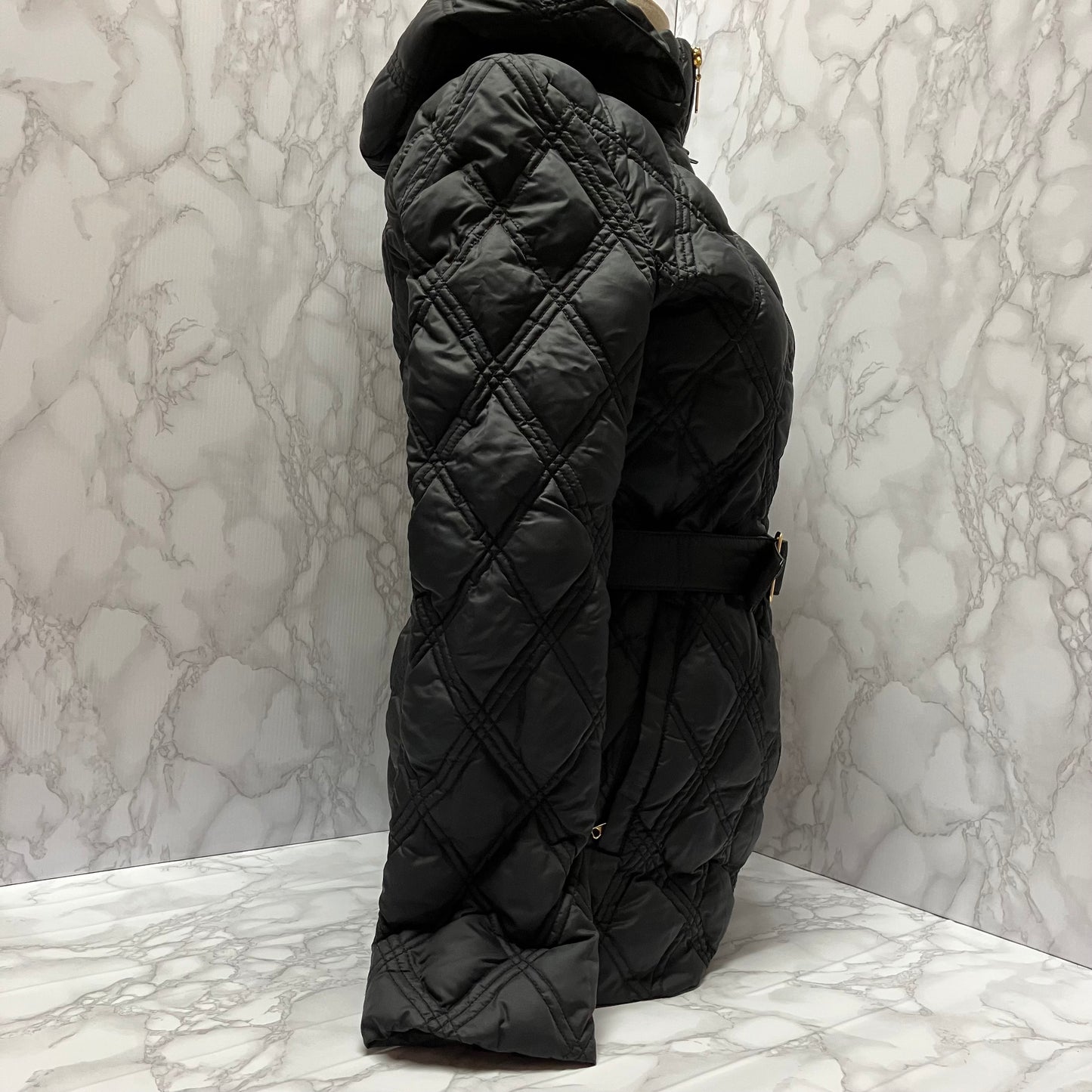 MONCLER down coat gold hardware