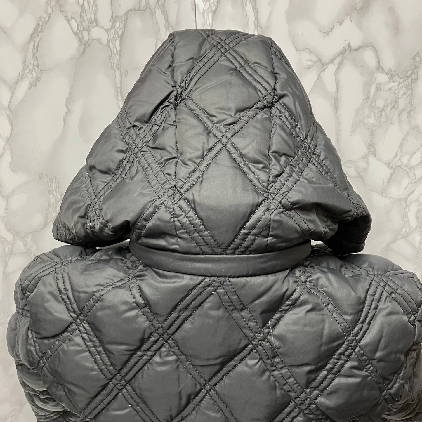 MONCLER down coat gold hardware