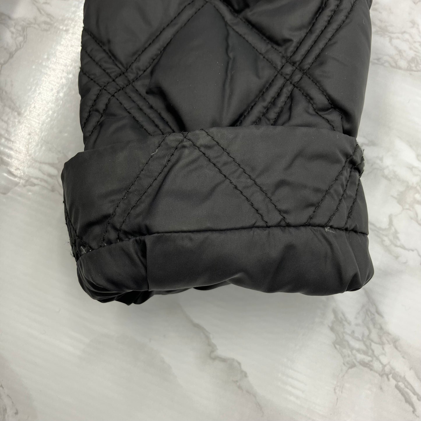 MONCLER down coat gold hardware